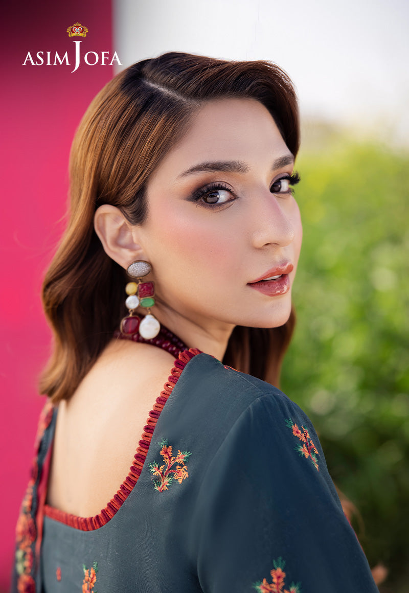 ASIM JOFA-3PC DHANAK EMBROIDERED BIC-4191