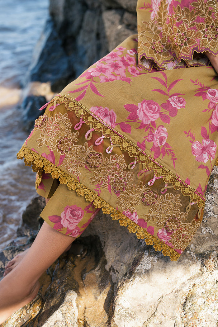 BAROQUE-3PC KHADDAR PRINTED EMB BIC-2622