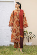 BAROQUE-3PC KHADDAR PRINTED BIC-2632