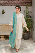 AISLING - 3PC DHANAK EMBROIDERED WITH COUTURE WOOL PRINT BIC-3116