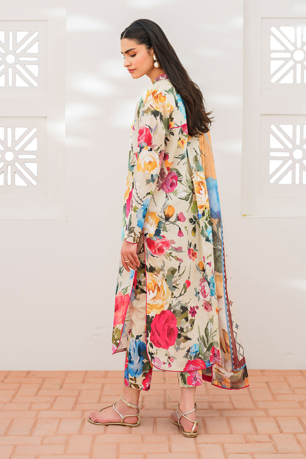 BAROUQE-3PC KARANDI PRINTED BIC-2578