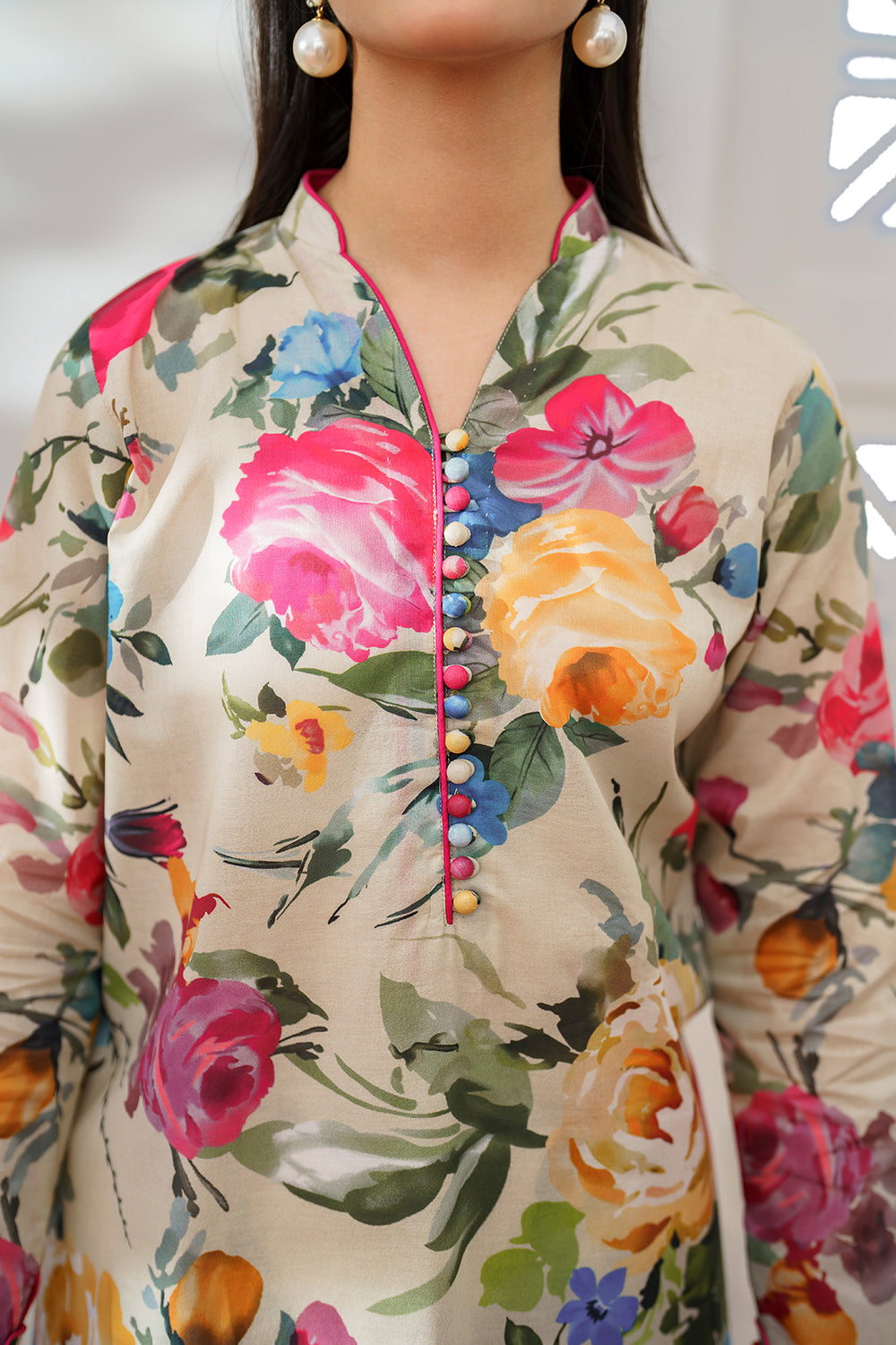 BAROUQE-3PC KARANDI PRINTED BIC-2578