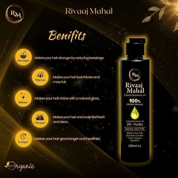 Brightening And Anti Aging Rivaj Mehal Hair Oil