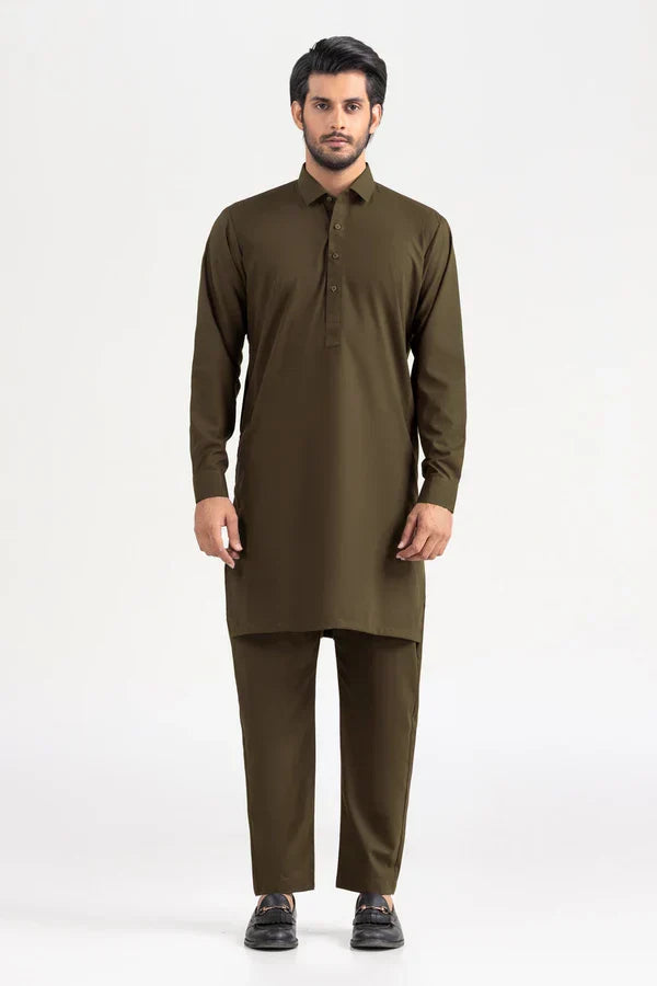 CRAVE Olive Green Wash & Wear