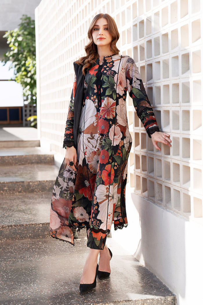 BAROQUE-3PC KHADDAR PRINTED BIC-2623