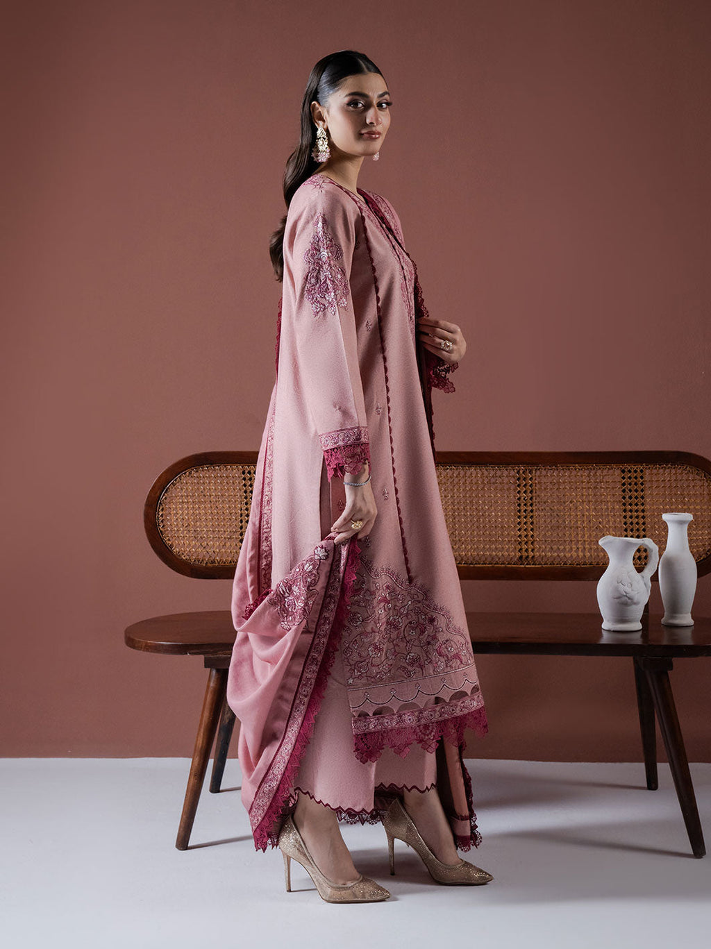 ASIM JOFA-3PC DHANAK EMBROIDERED BIC-4186