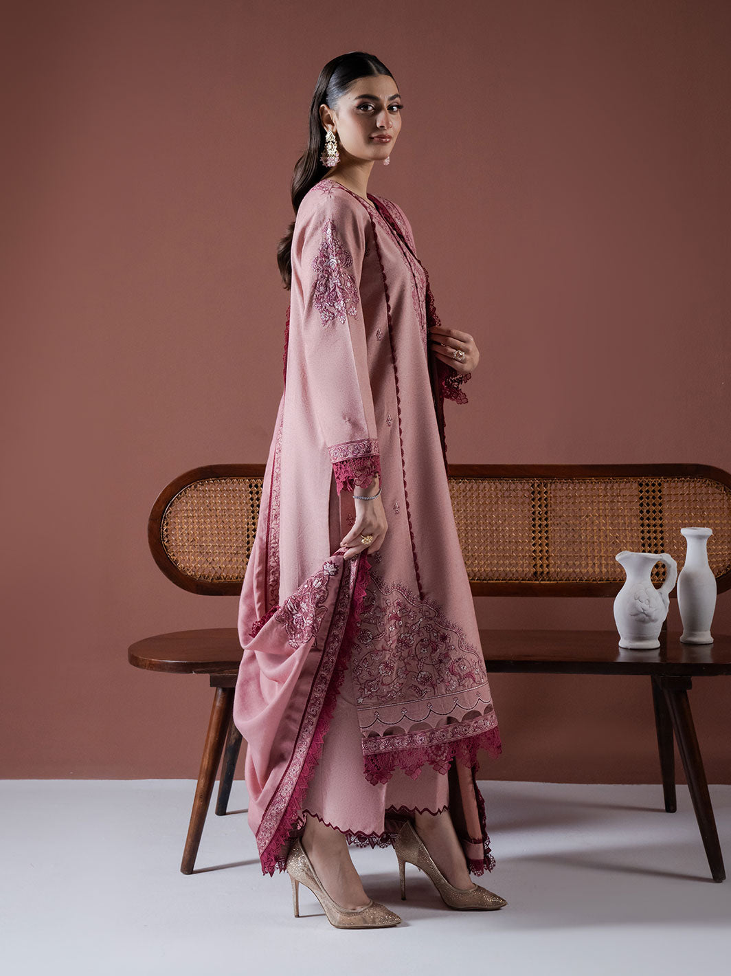 ASIM JOFA-3PC DHANAK EMBROIDERED BIC-4186