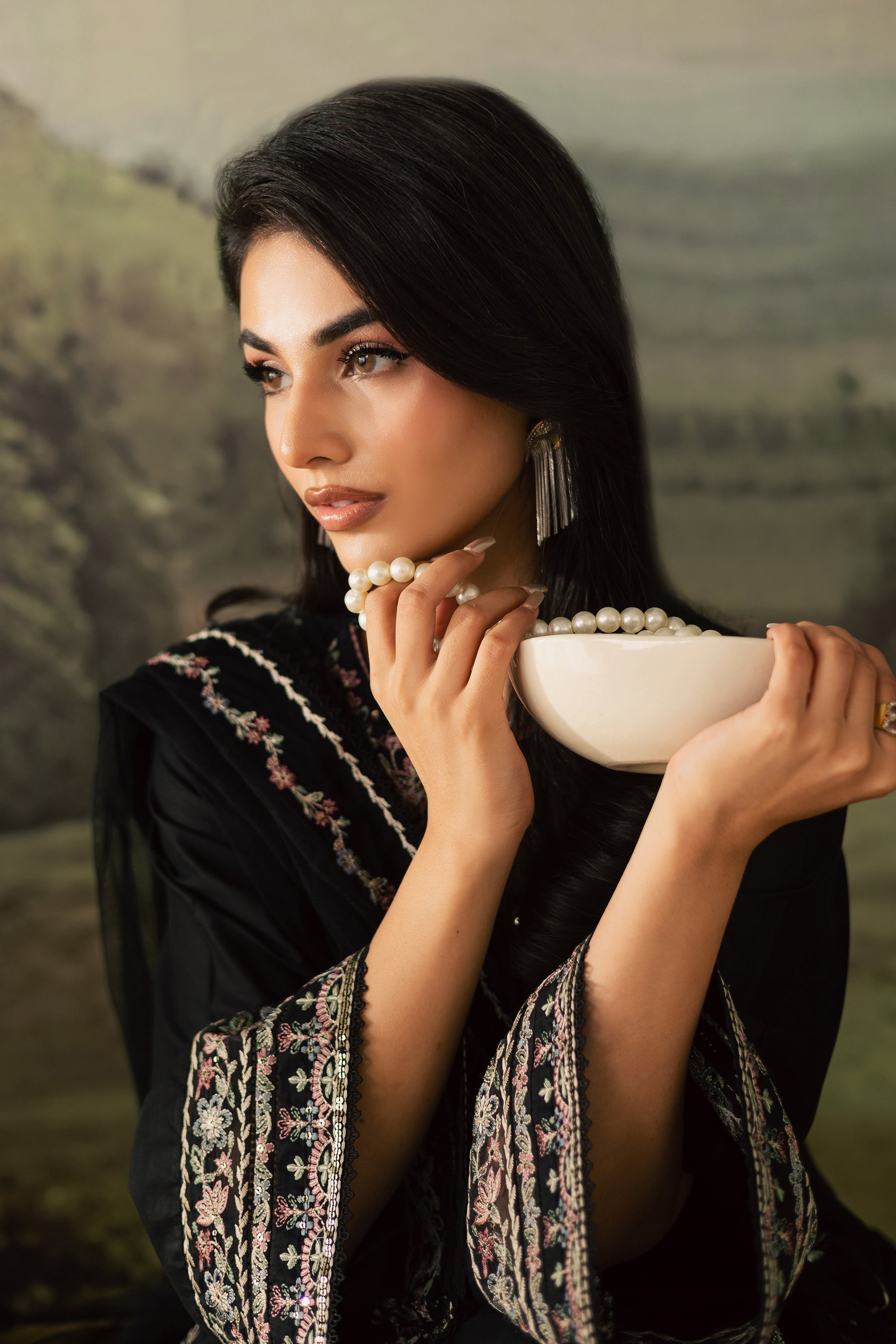 BATIK-3PC DHANAK EMBROIDERED BIC-4274