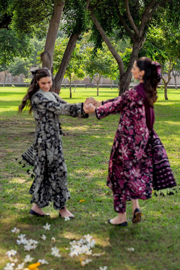 BAROUQUE-3PC KHADDAR PRINTED BIC-2633