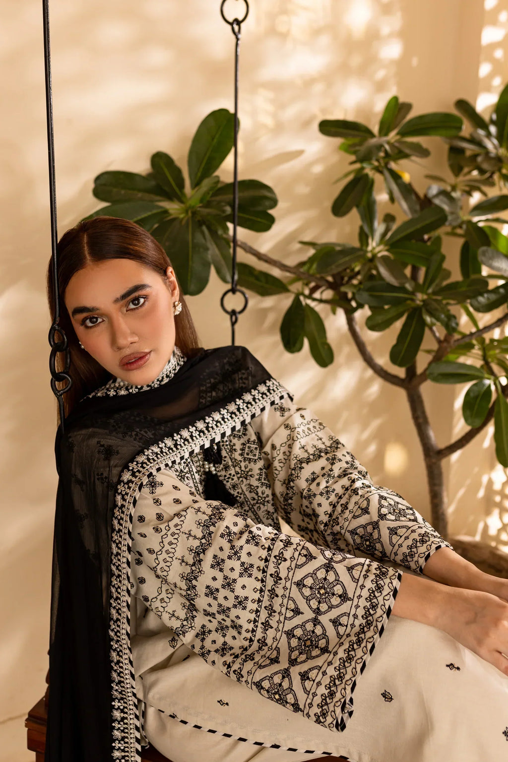 BATIK-3PC DHANAK EMBROIDERED BIC-4104