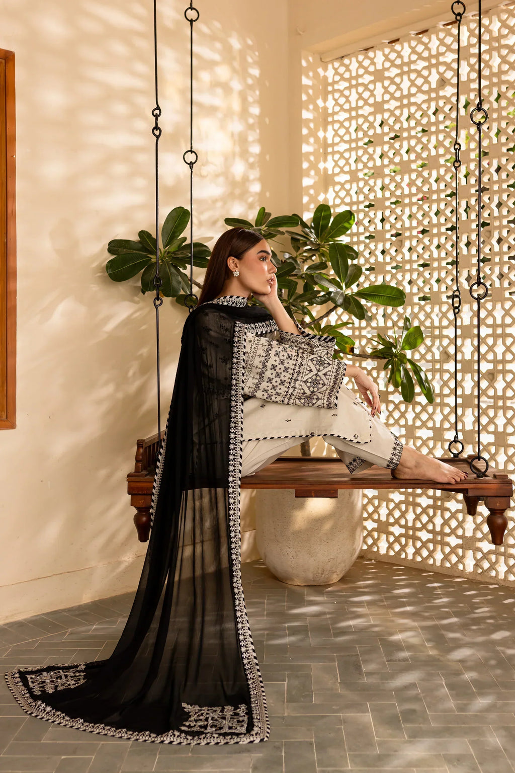 BATIK-3PC DHANAK EMBROIDERED BIC-4104