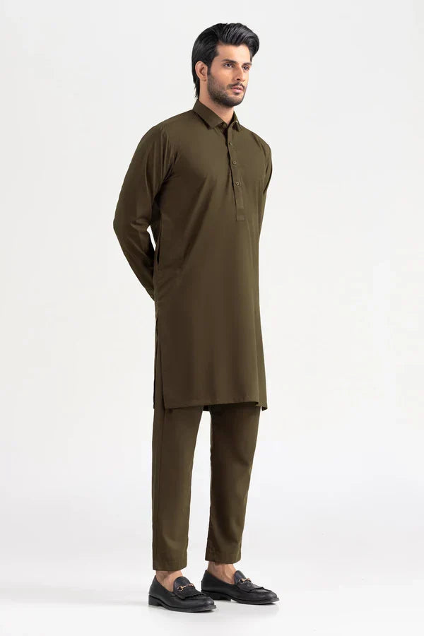 CRAVE Olive Green Wash & Wear