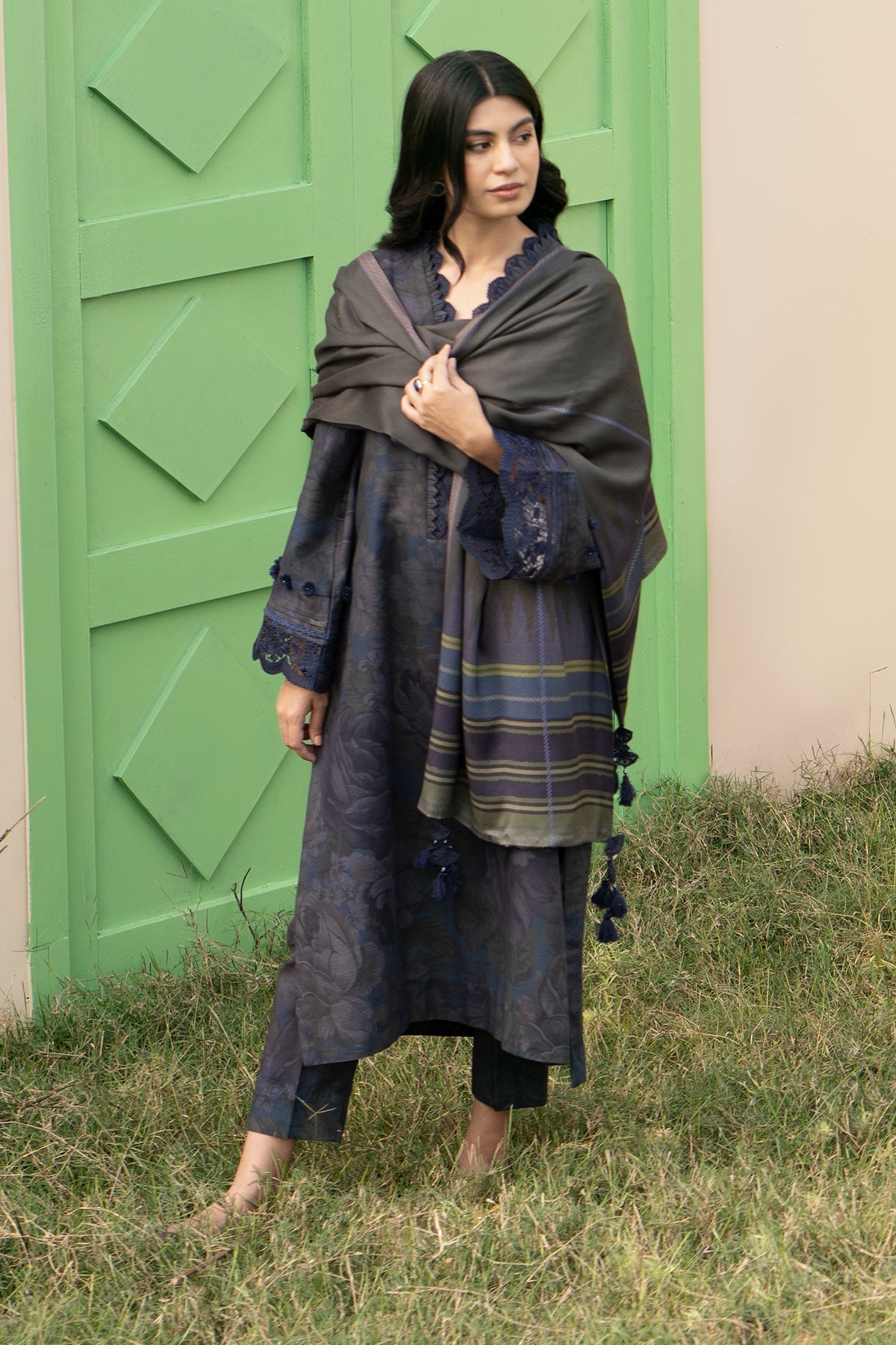 BAROQUE-3PC KHADDAR PRINTED BIC-2631