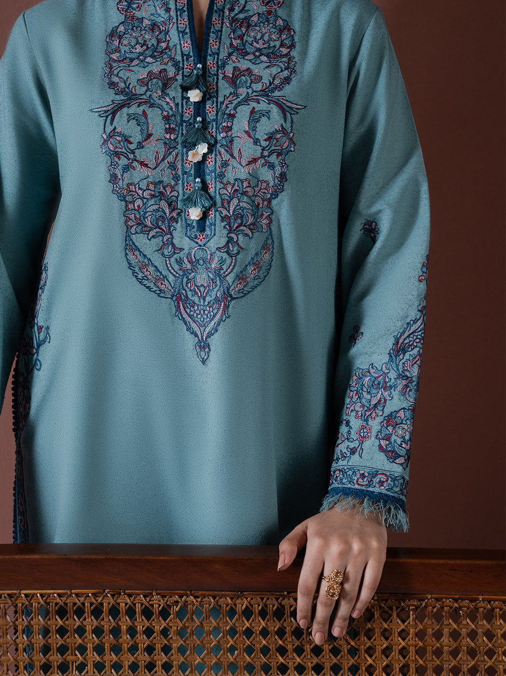 ASIM JOFA-3PC DHANAK EMBROIDERED BIC-4217