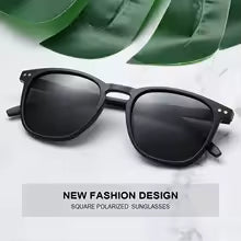 BLUEMOKY Square Polarized Sunglasses For Men UV400 Anti-Glare Lenses Sun Glasses