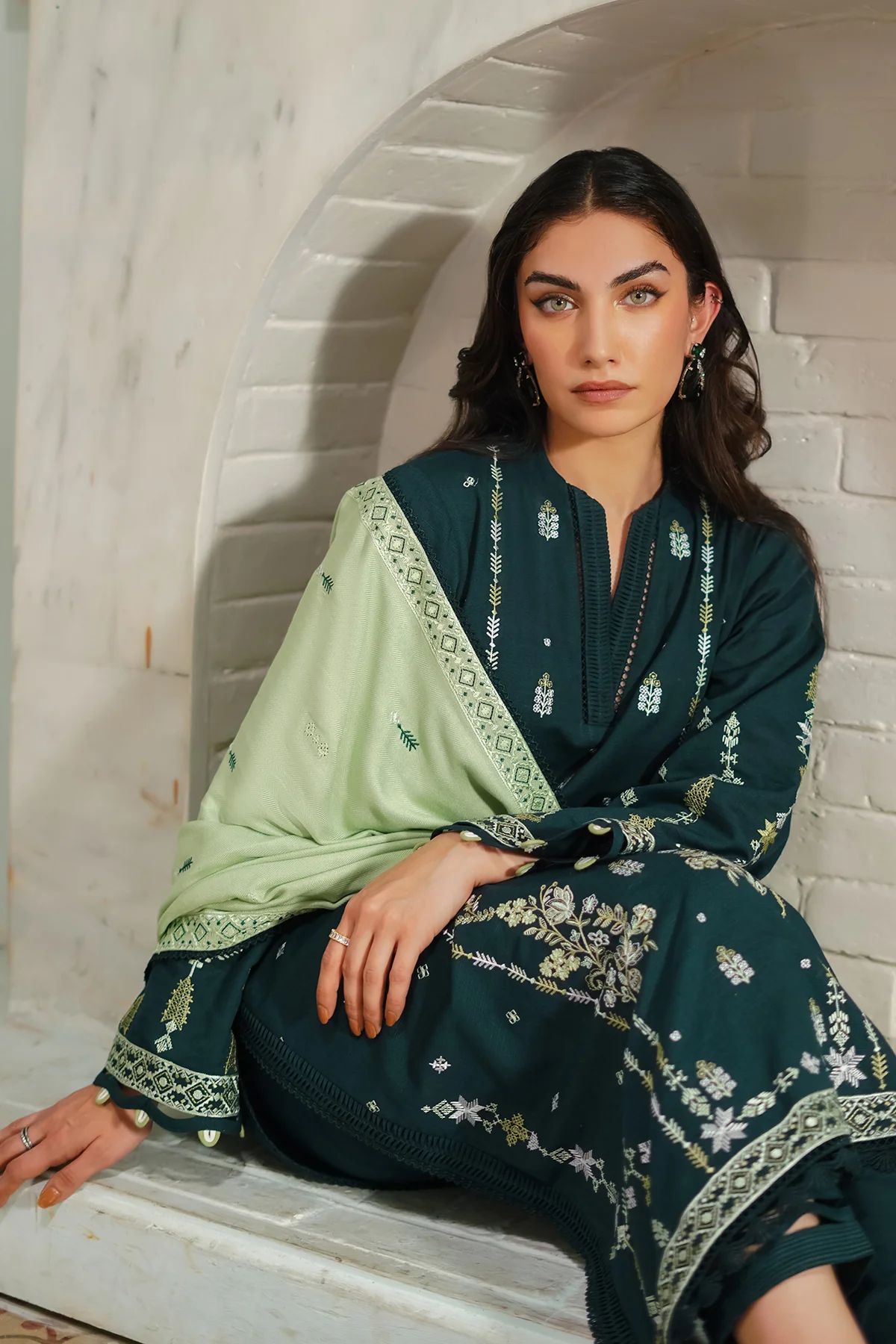 BATIK-3PC DHANAK EMBROIDERED BIC-4178