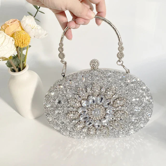 Bling Wedding Clutch Bag Party Purse and Handbag