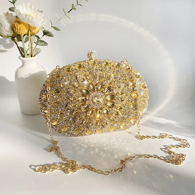 Bling Wedding Clutch Bag Party Purse and Handbag