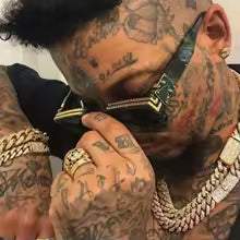 1PC plastic square frame sunglasses, men's personalized sunglasses, fashionable bouncing Di glasses