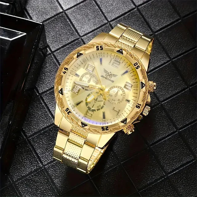 4 pieces of fashionable business casual perfect classic luxury couple teenagers style quartz watch