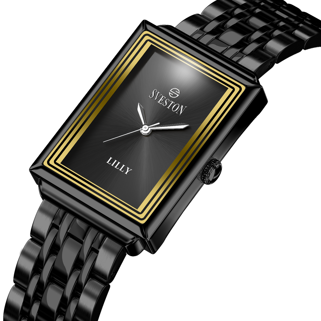 A FEMININE STAINLESS-STEEL WATCH FEATURING A 21MM DELICATE DIAL AND A SLEEK, REFINED DESIGN