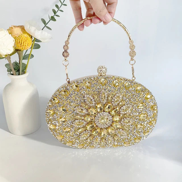 Bling Wedding Clutch Bag Party Purse and Handbag