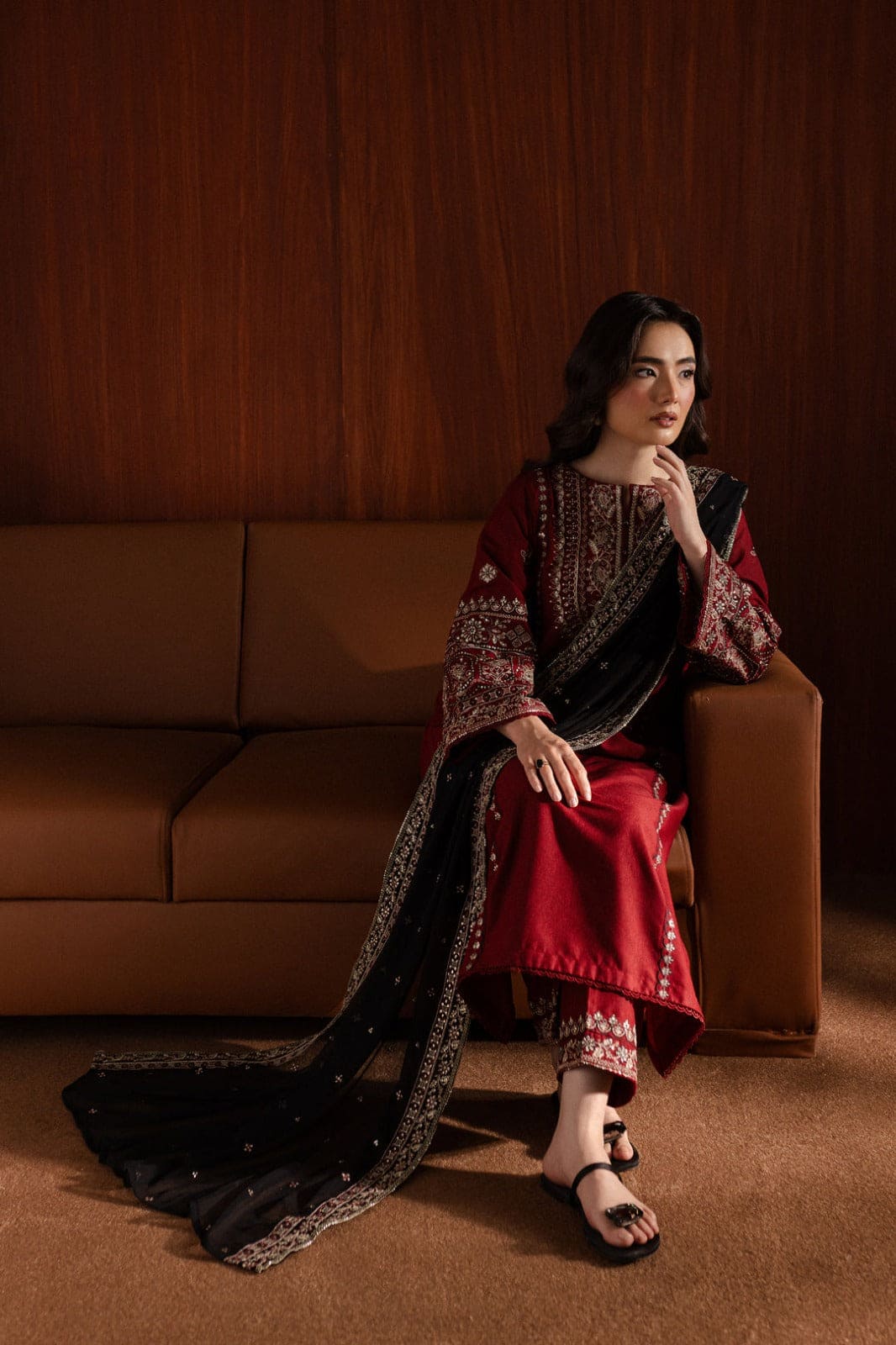 BATIK-3PC DHANAK EMBROIDERED BIC-4140