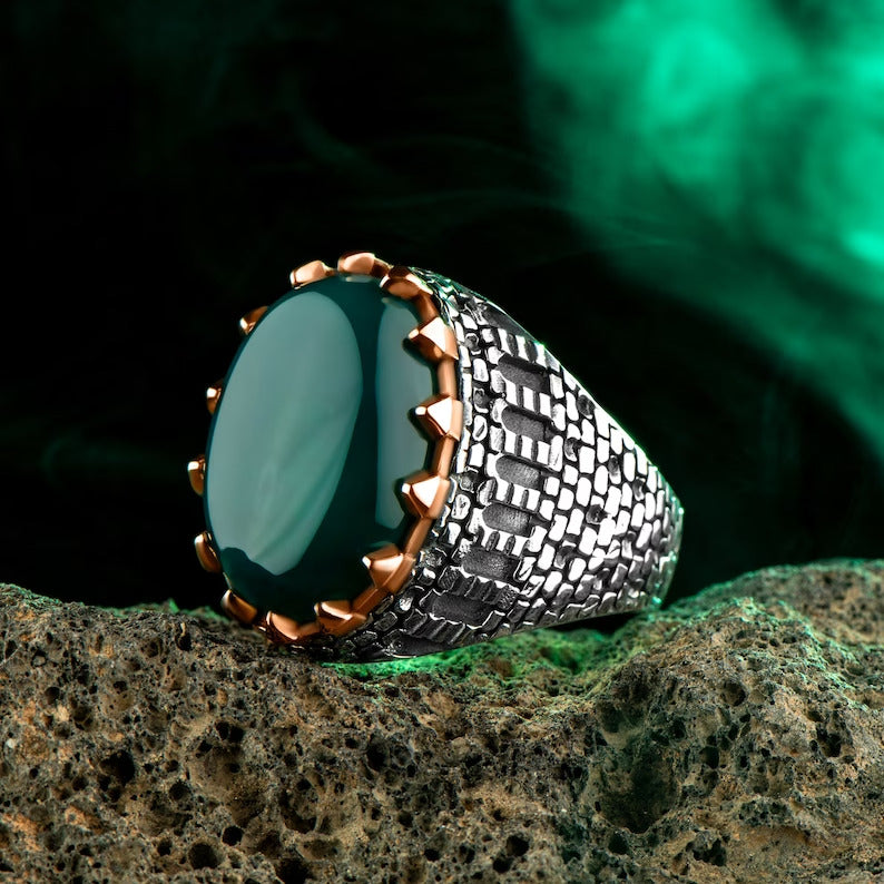 Castle Wall Turkish Ring-925