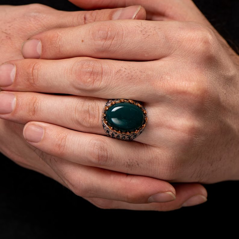 Castle Wall Turkish Ring-925