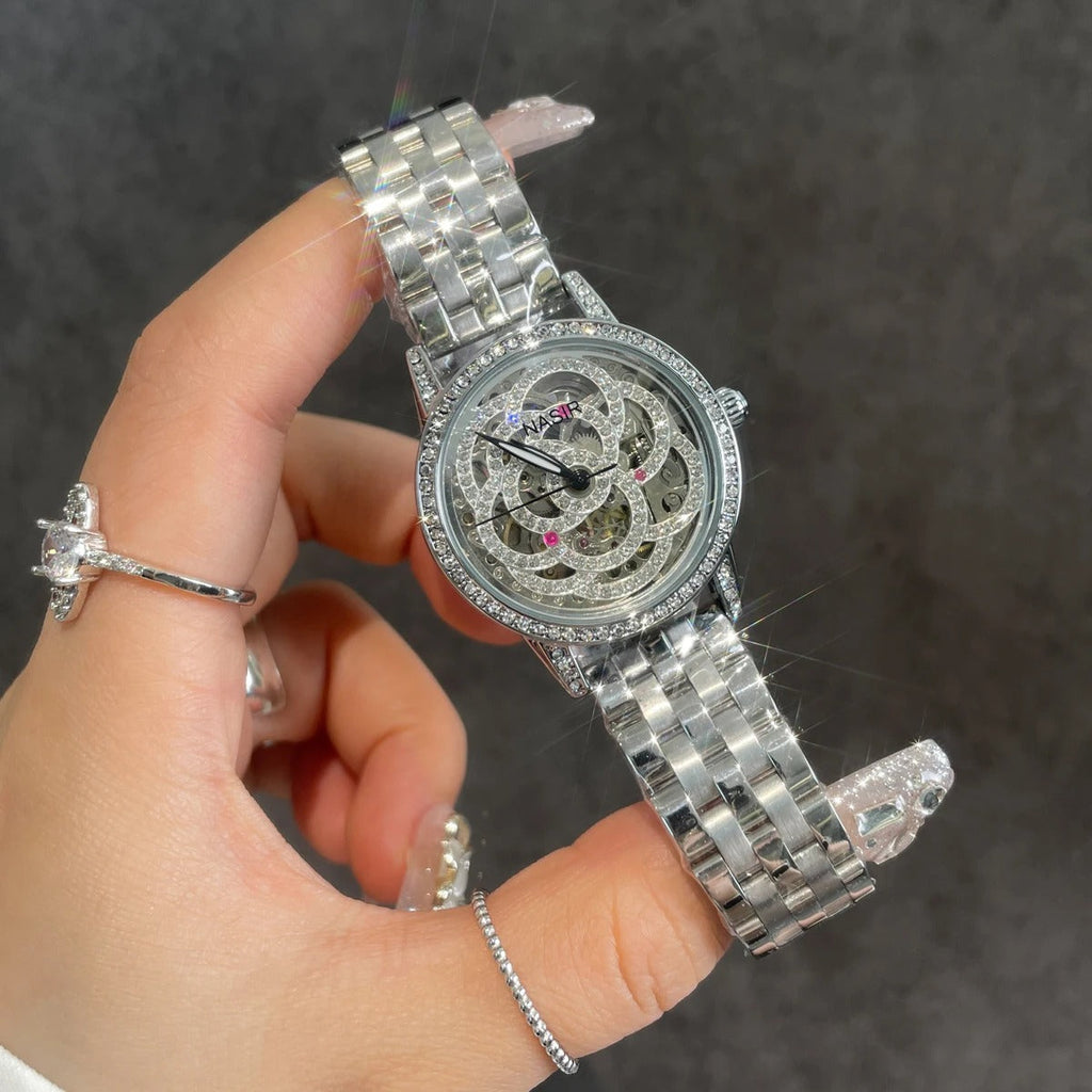 CILOA New Women's Skeleton Mechanical Watch - Stylish & Elegant