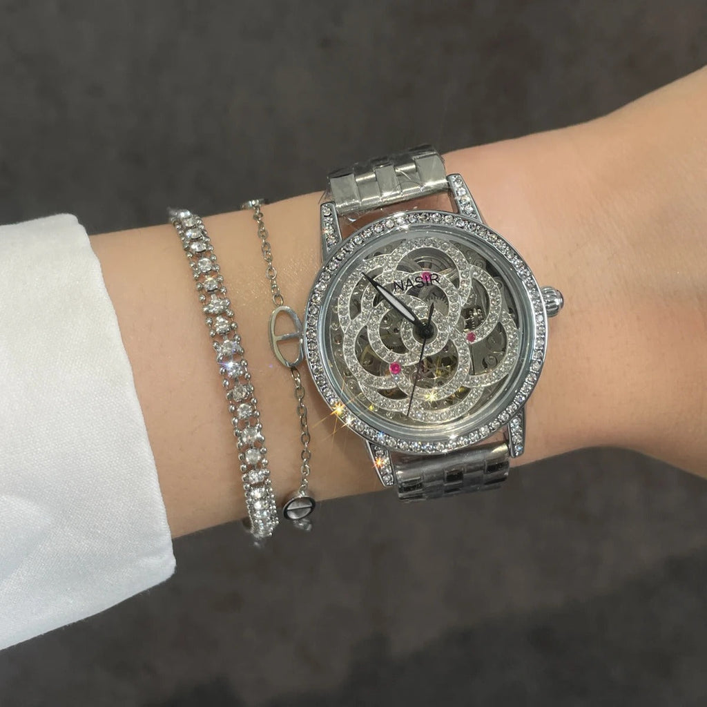 CILOA New Women's Skeleton Mechanical Watch - Stylish & Elegant