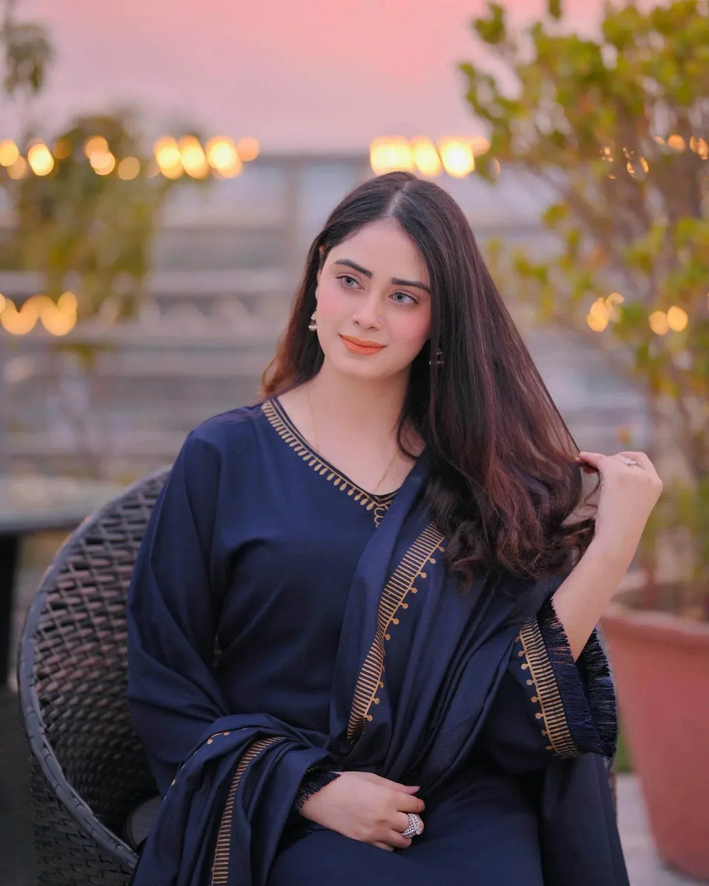 AISLING-3PC DHANAK EMBROIDERED BIC-3182